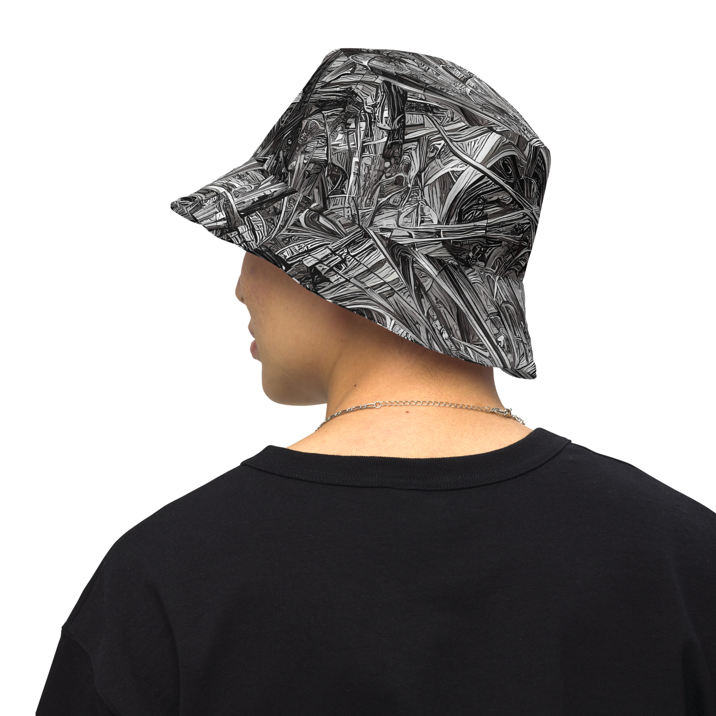 Reversible Bucket Hat - Gothic Whirlwind