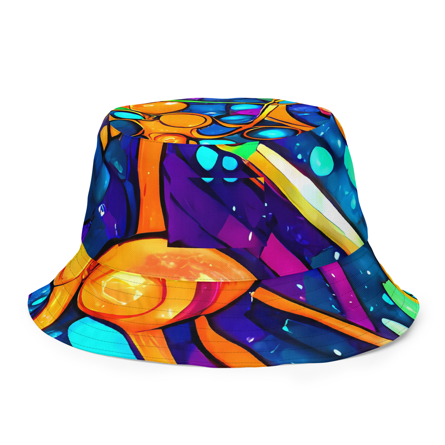 Reversible Bucket Hat - Iridescent Nebula