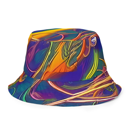 Reversible Bucket Hat - Luminous Whirl