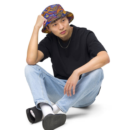 Reversible Bucket Hat - Mantegna Swirl