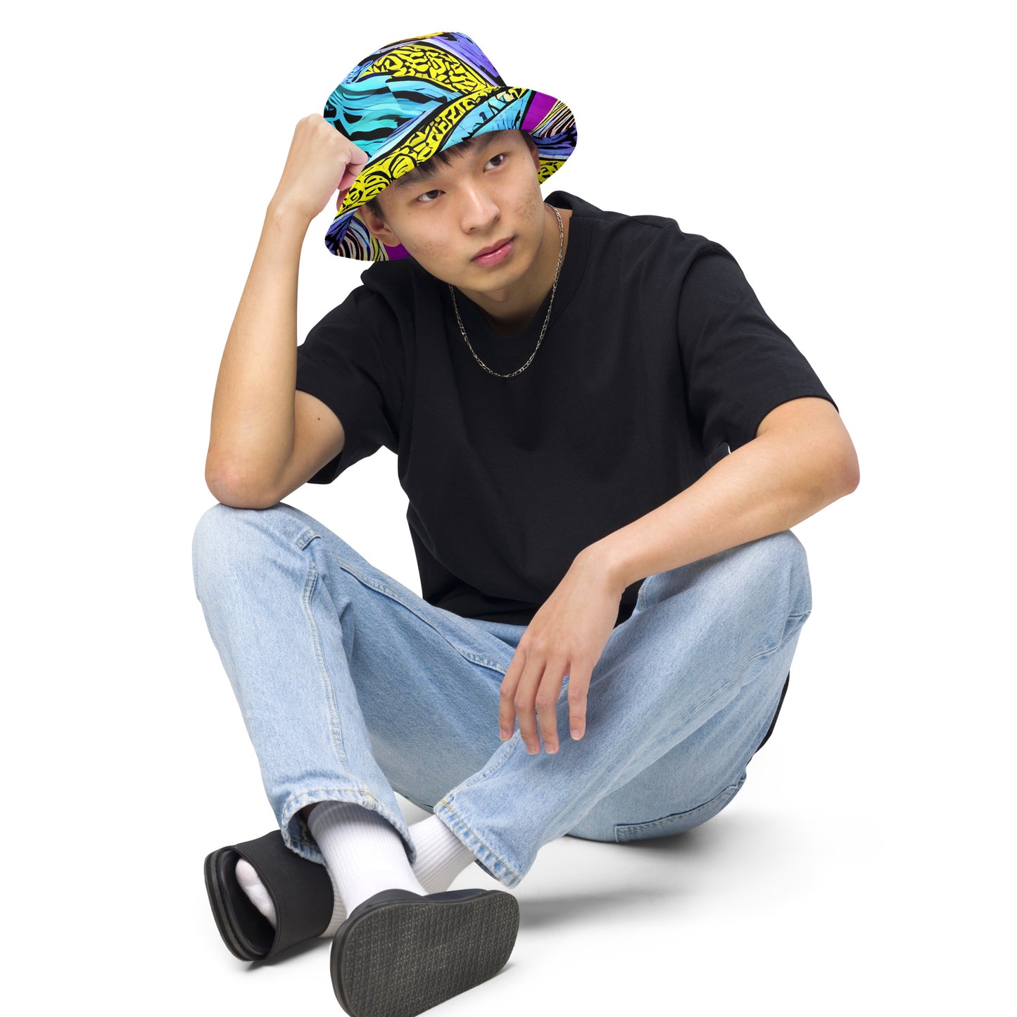 Reversible Bucket Hat - Orbiting Orbs