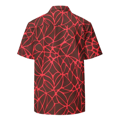 Button Shirt - Scarlet Vines