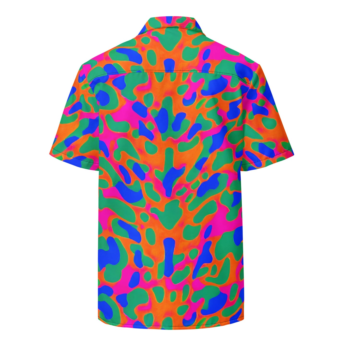 Button Shirt - Fluorescent Camouflage