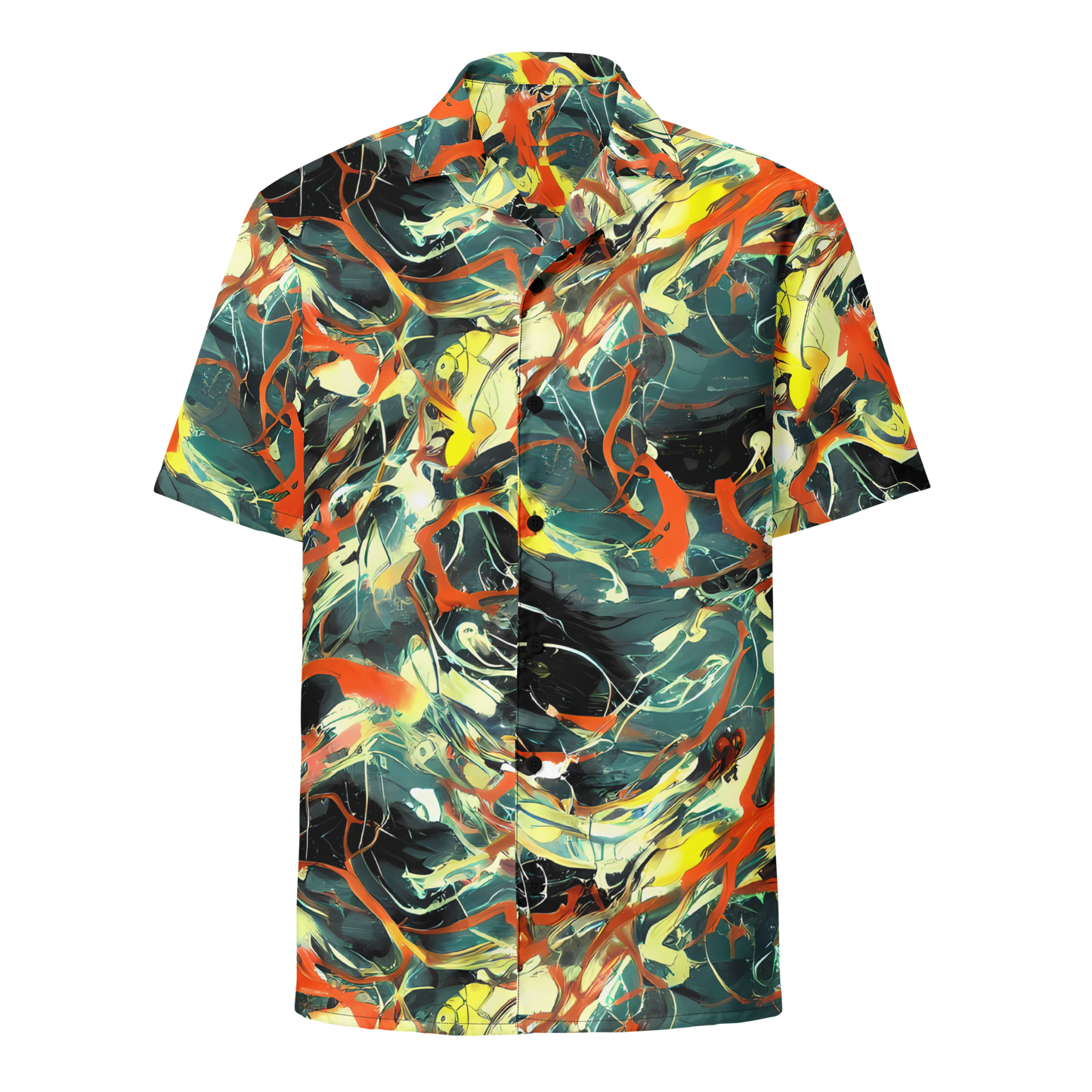 Button Shirt - Fluid Firestorm