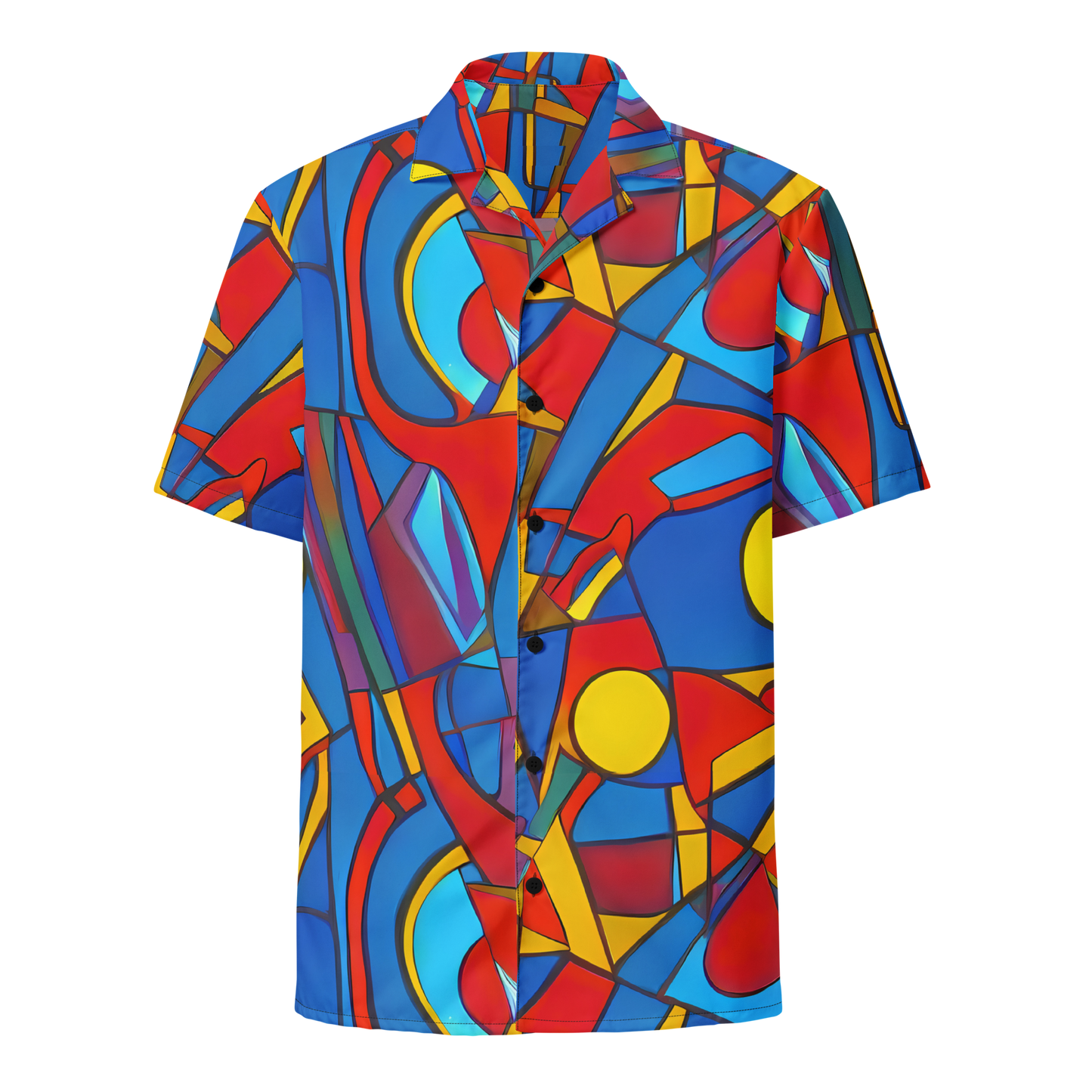 Button Shirt - Mondrian Maze