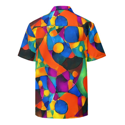 Button Shirt - Galactic Jigsaw