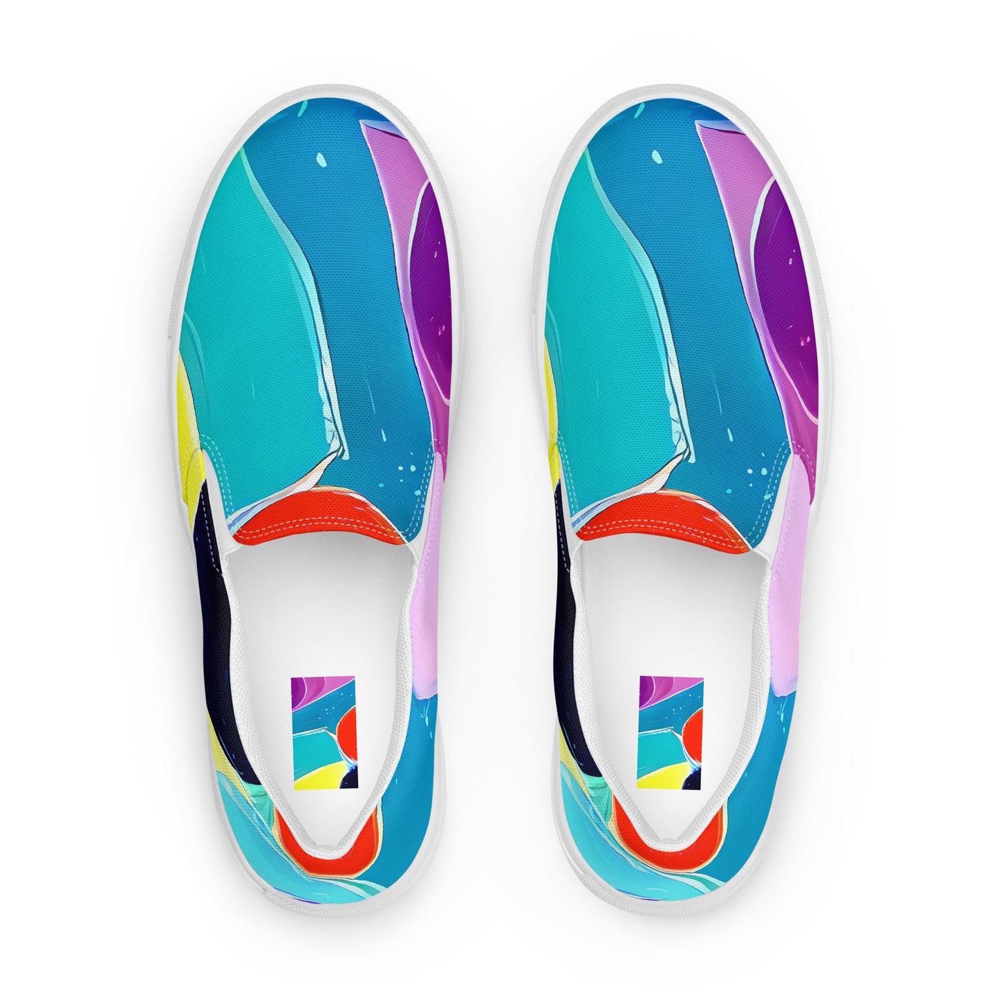 Women's Slip-On Canvas Shoes - Cosmic Delight