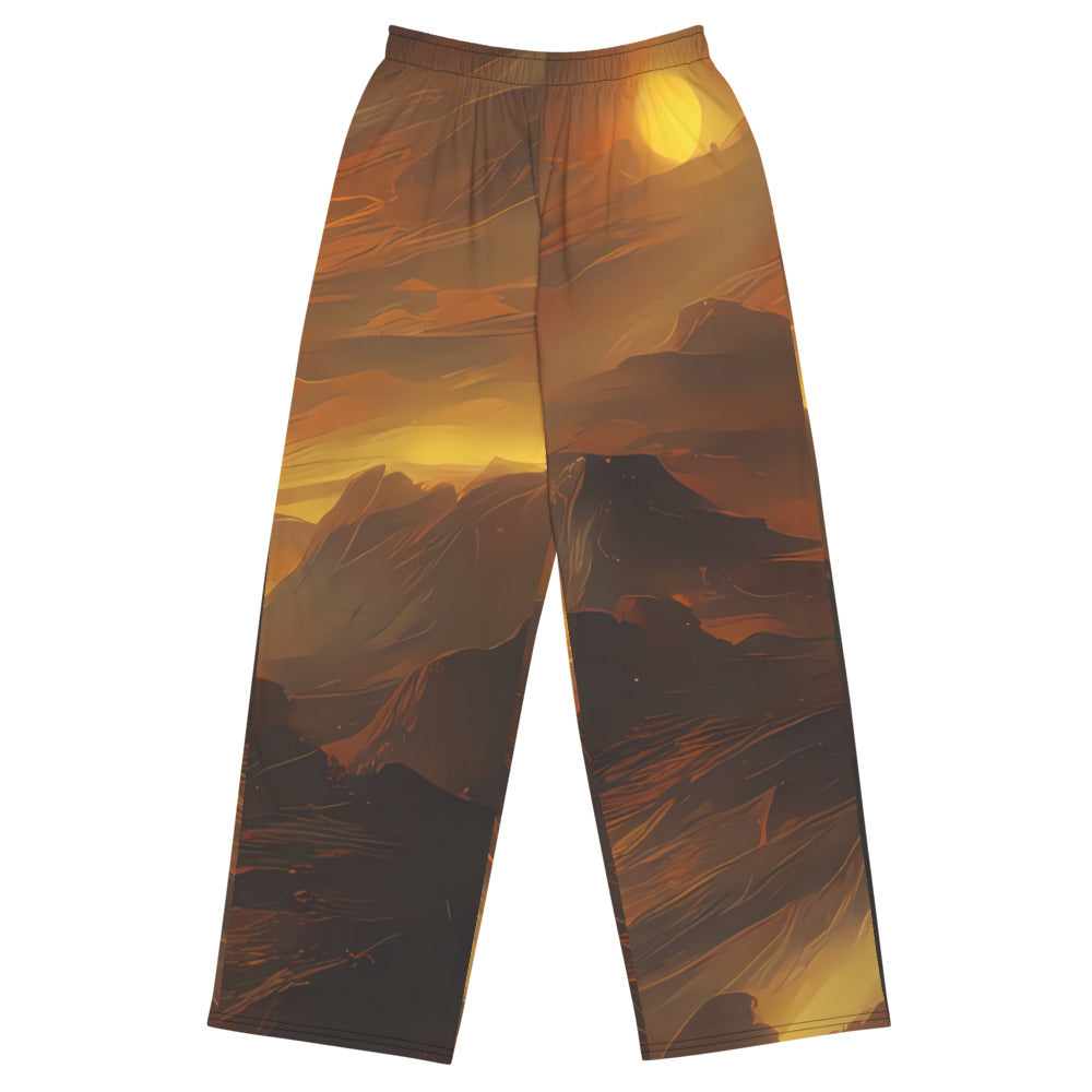 Wide-Leg Pants - Sunset Shores