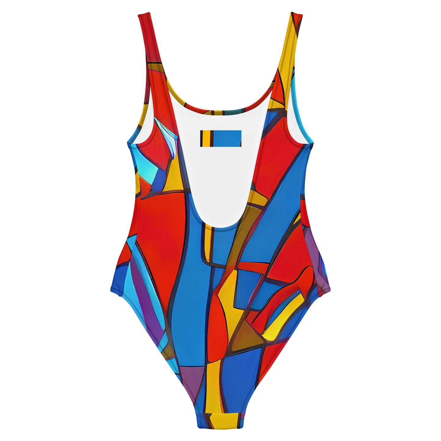 One-Piece Swimsuit - Mondrian Maze