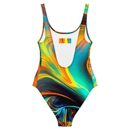 One-Piece Swimsuit - Flameflow Artistry