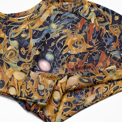 Long Sleeve Crop Top - Quantum Symmetry