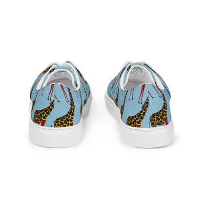Men's Lace-Up Canvas Shoes - Giraffe Groove