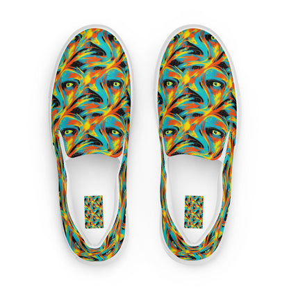 Women's Slip-On Canvas Shoes - Solar Swoosh