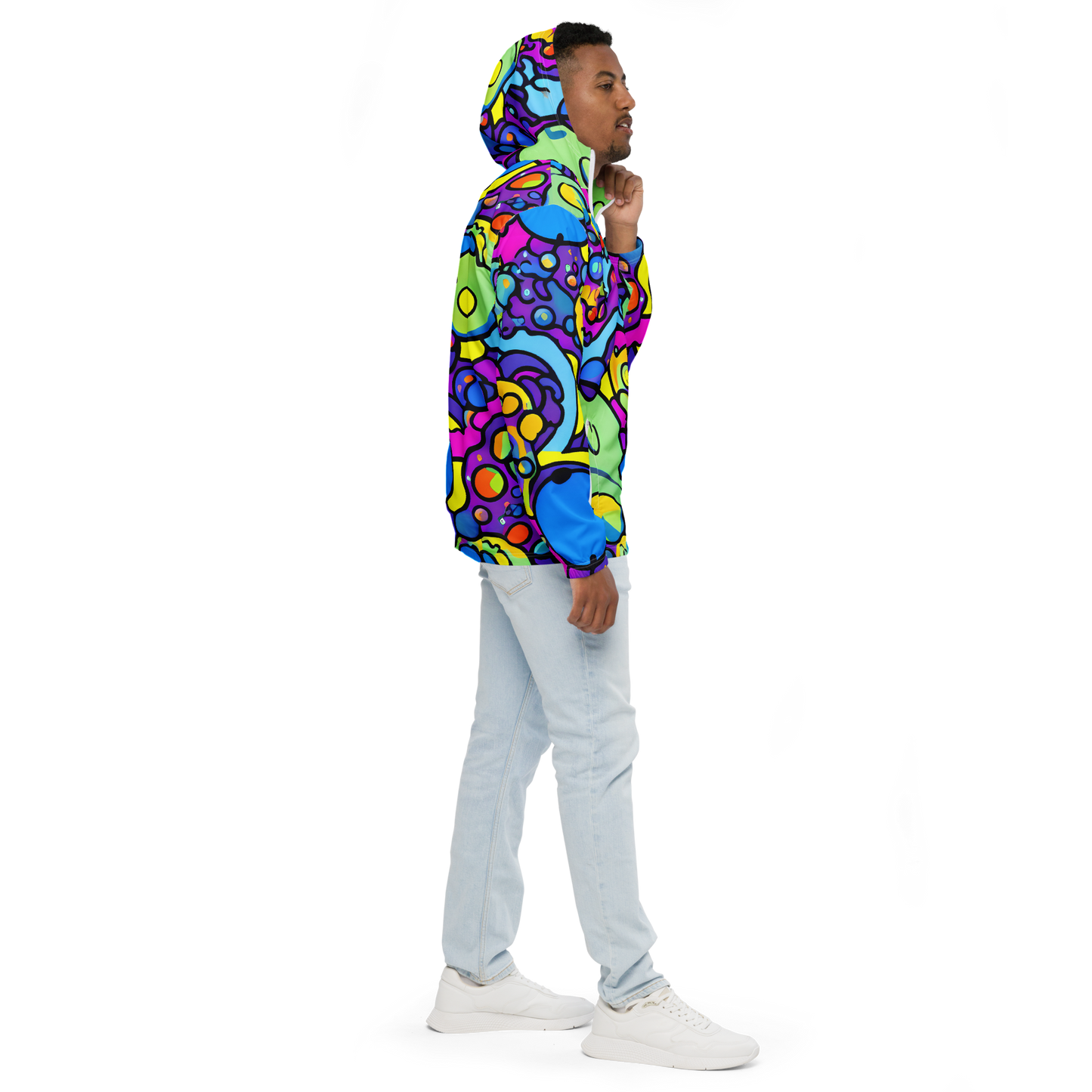 Men's Windbreaker - Radiant Lagoon