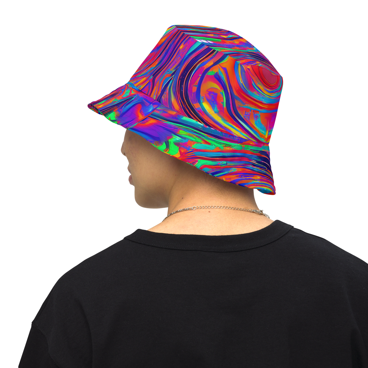 Reversible Bucket Hat - Quantum Spiral