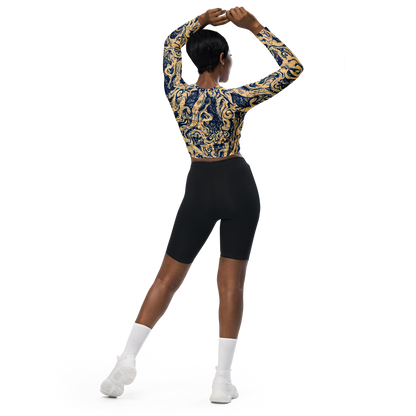 Long Sleeve Crop Top - Doré Dreams