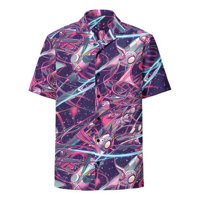 Button Shirt - Neo-Tokyo Twirl