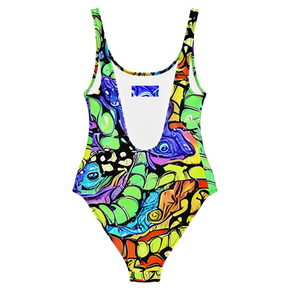 One-Piece Swimsuit - Frostwork Fantasy