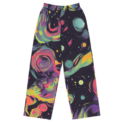 Wide-Leg Pants - Psychedelic Drift