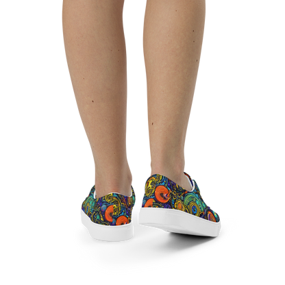 Women's Lace-Up Canvas Shoes - Vasnetsov Vortex