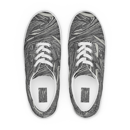 Women's Lace-Up Canvas Shoes - Sable Currents