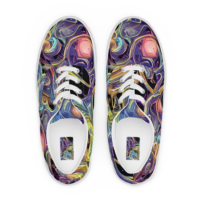 Women's Lace-Up Canvas Shoes - Lebacq Swirl