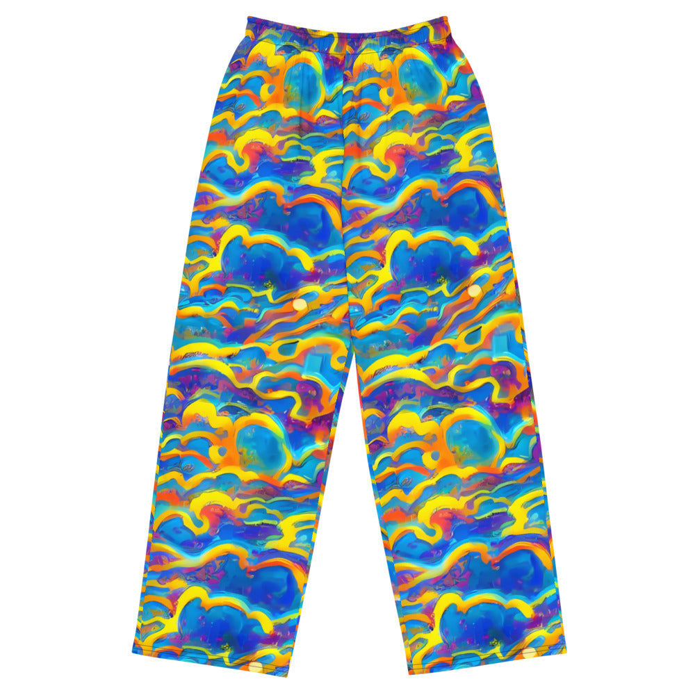 Wide-Leg Pants - Chroma Ripple