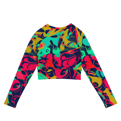 Long Sleeve Crop Top - Gottlieb Galaxy