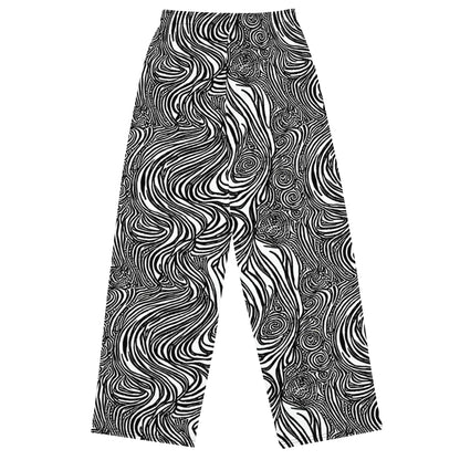 Wide-Leg Pants - Tidal Tangle