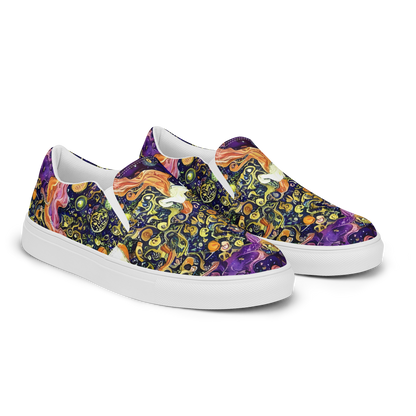 Women's Slip-On Canvas Shoes - Ethereal Waltz