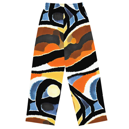 Wide-Leg Pants - Savannah Nightfall