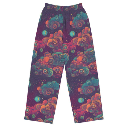 Wide-Leg Pants - Nebula Dreamscape