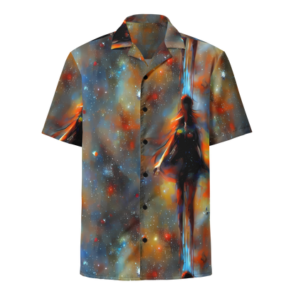 Button Shirt - Brush Nebula