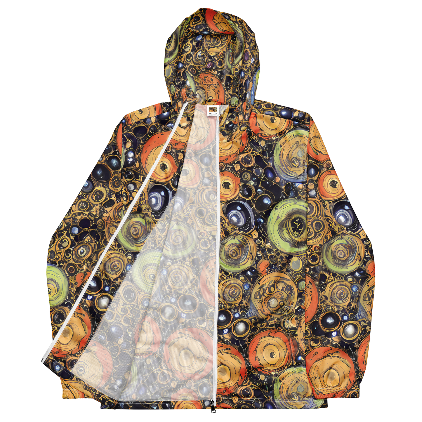 Men's Windbreaker - Crescent Echoes