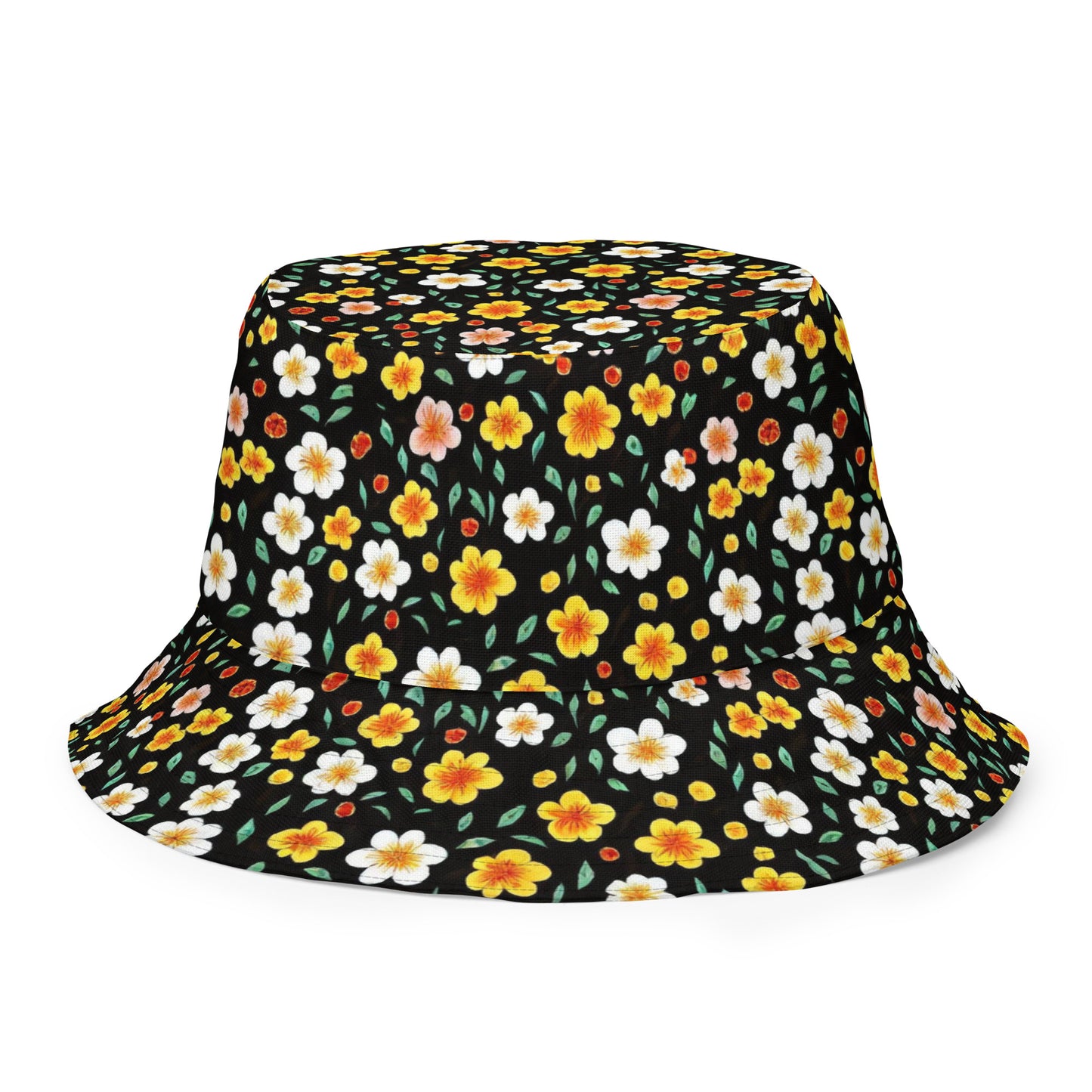 Reversible Bucket Hat - Sunlit Blossoms