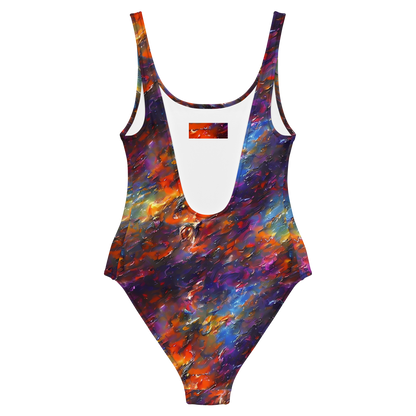 One-Piece Swimsuit - Auroral Ripples