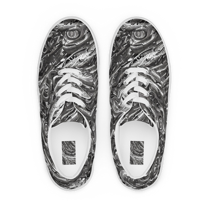 Women's Lace-Up Canvas Shoes - Nebulous Night