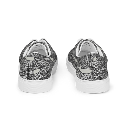 Men's Lace-Up Canvas Shoes - Sable Currents