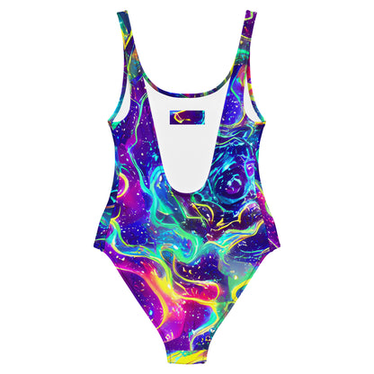 One-Piece Swimsuit - Liquid Light Show