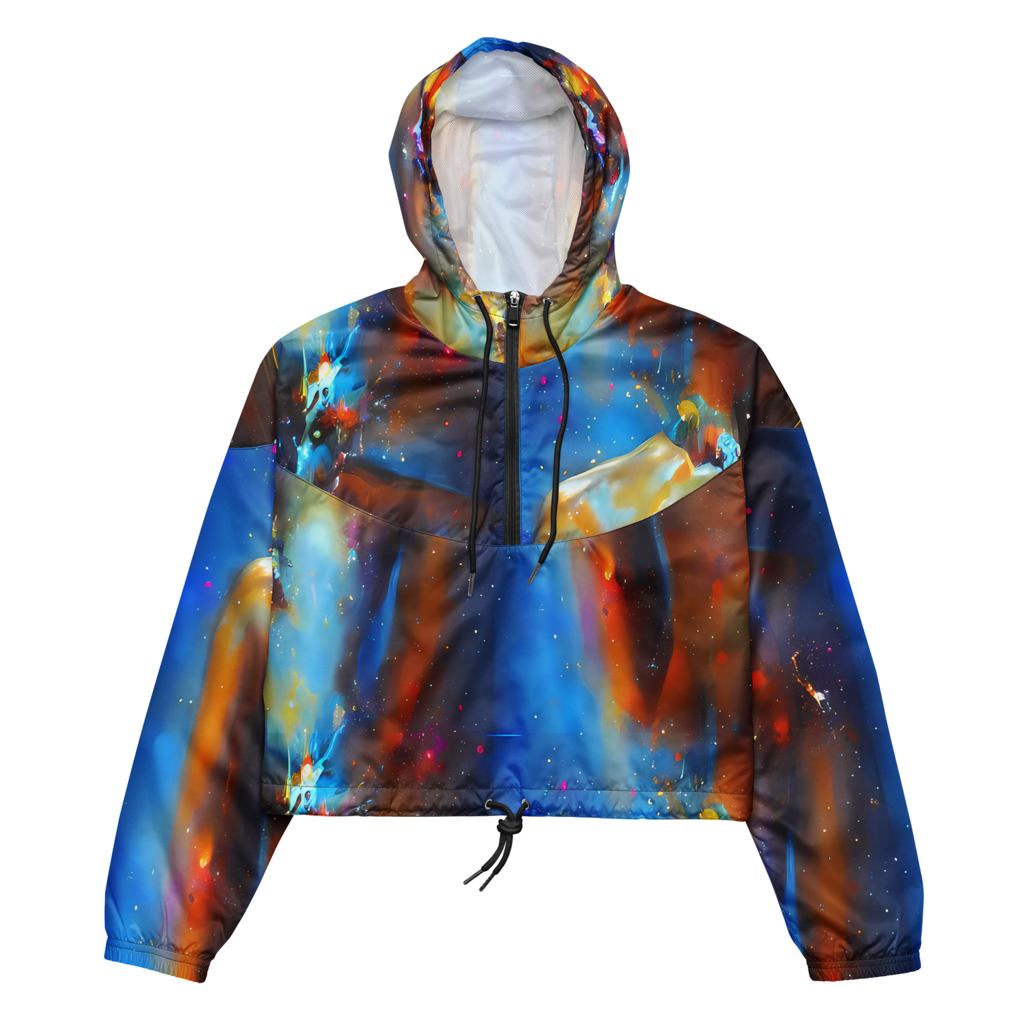 Women's Cropped Windbreaker - Inspired Illusion