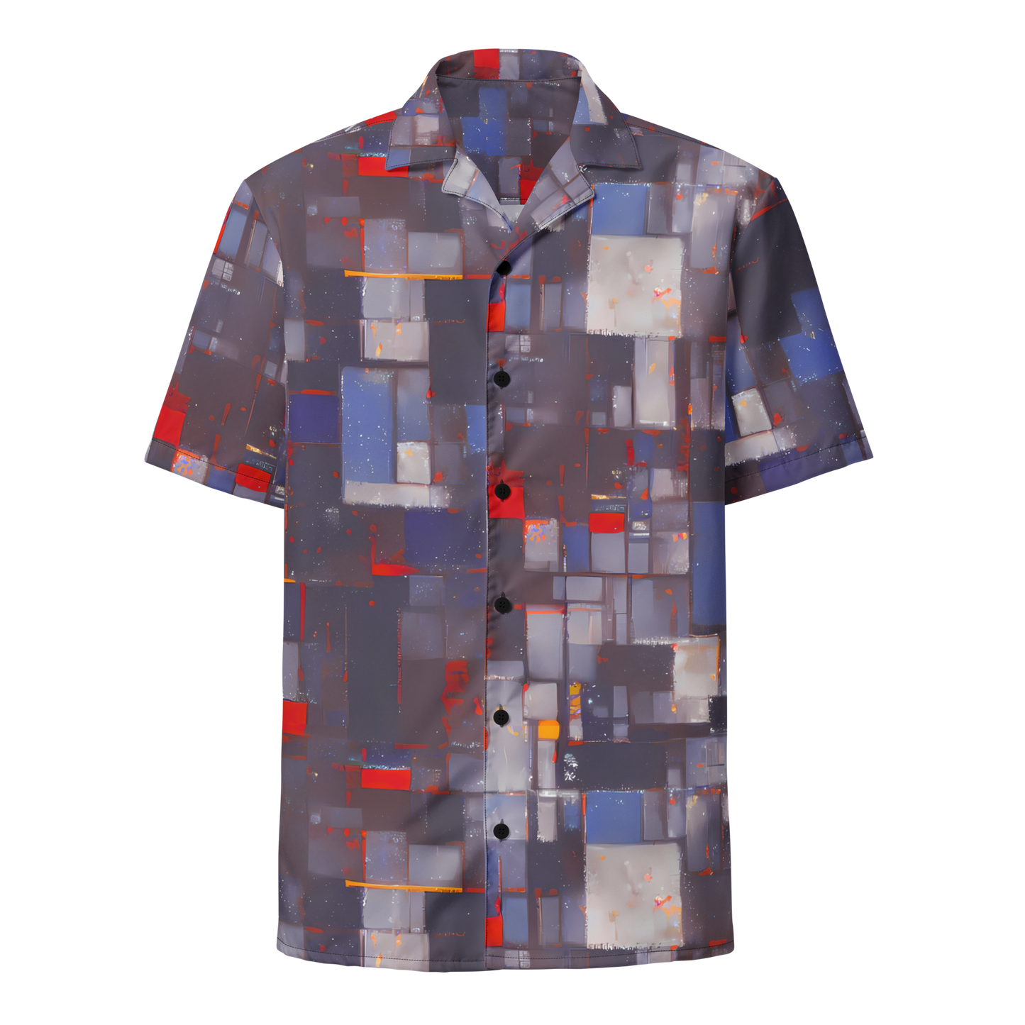 Button Shirt - Cubist Rhythm