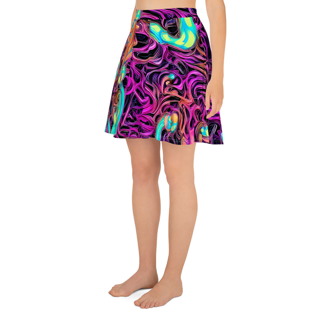 Skater Skirt - Neon Drizzle