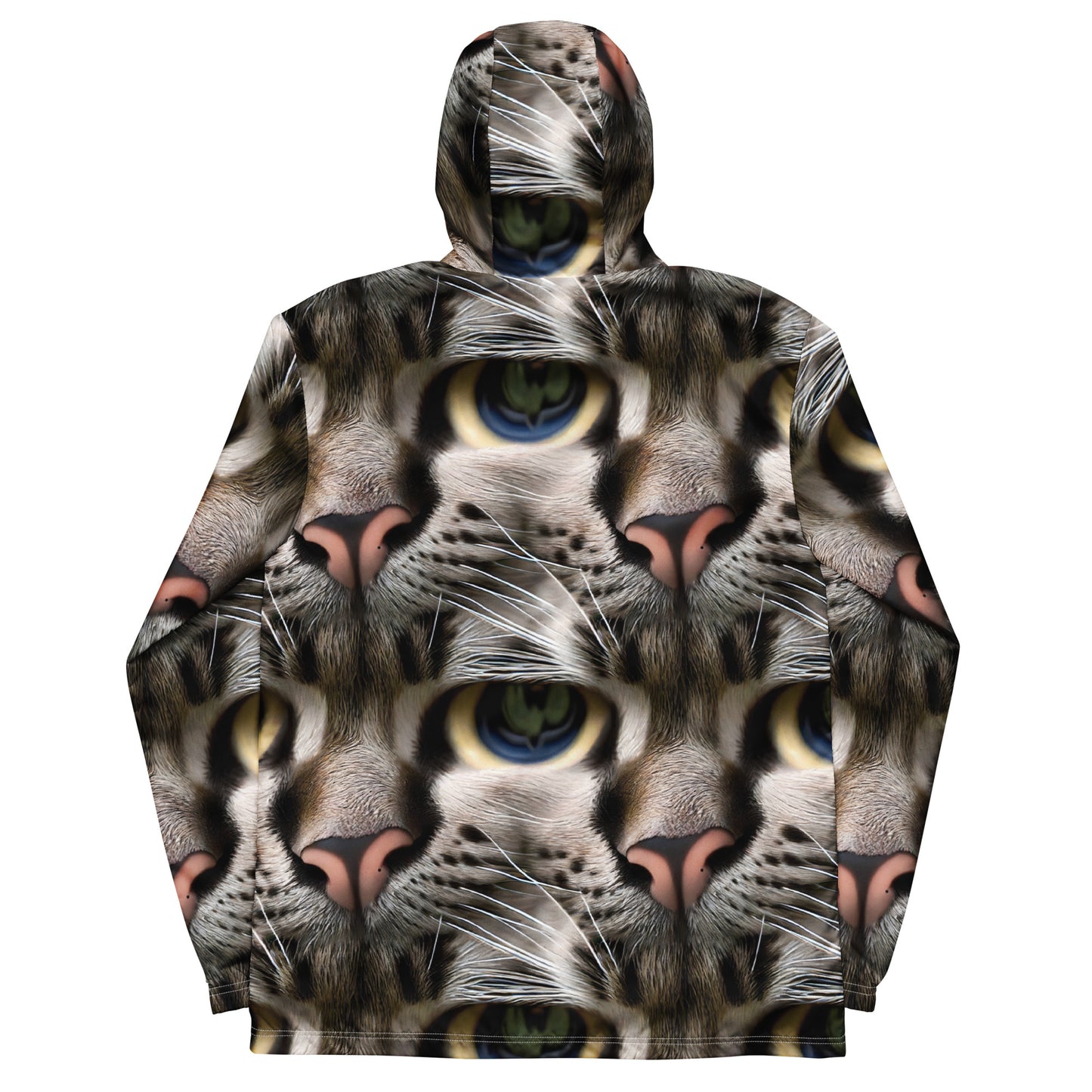 Men's Windbreaker - Feline Mirage