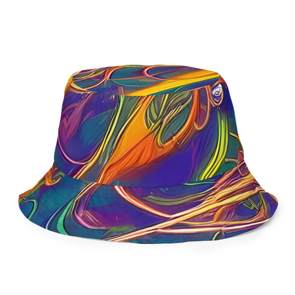 Reversible Bucket Hat - Luminous Whirl