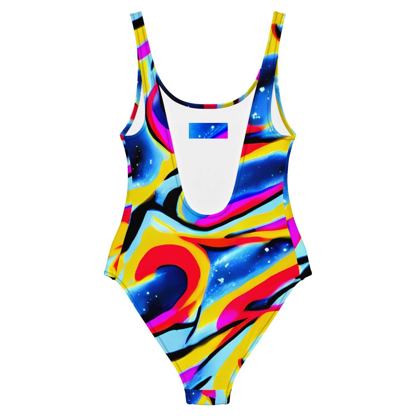 One-Piece Swimsuit - Electric Dreamscape