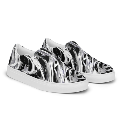 Women's Slip-On Canvas Shoes - Silver Shadows