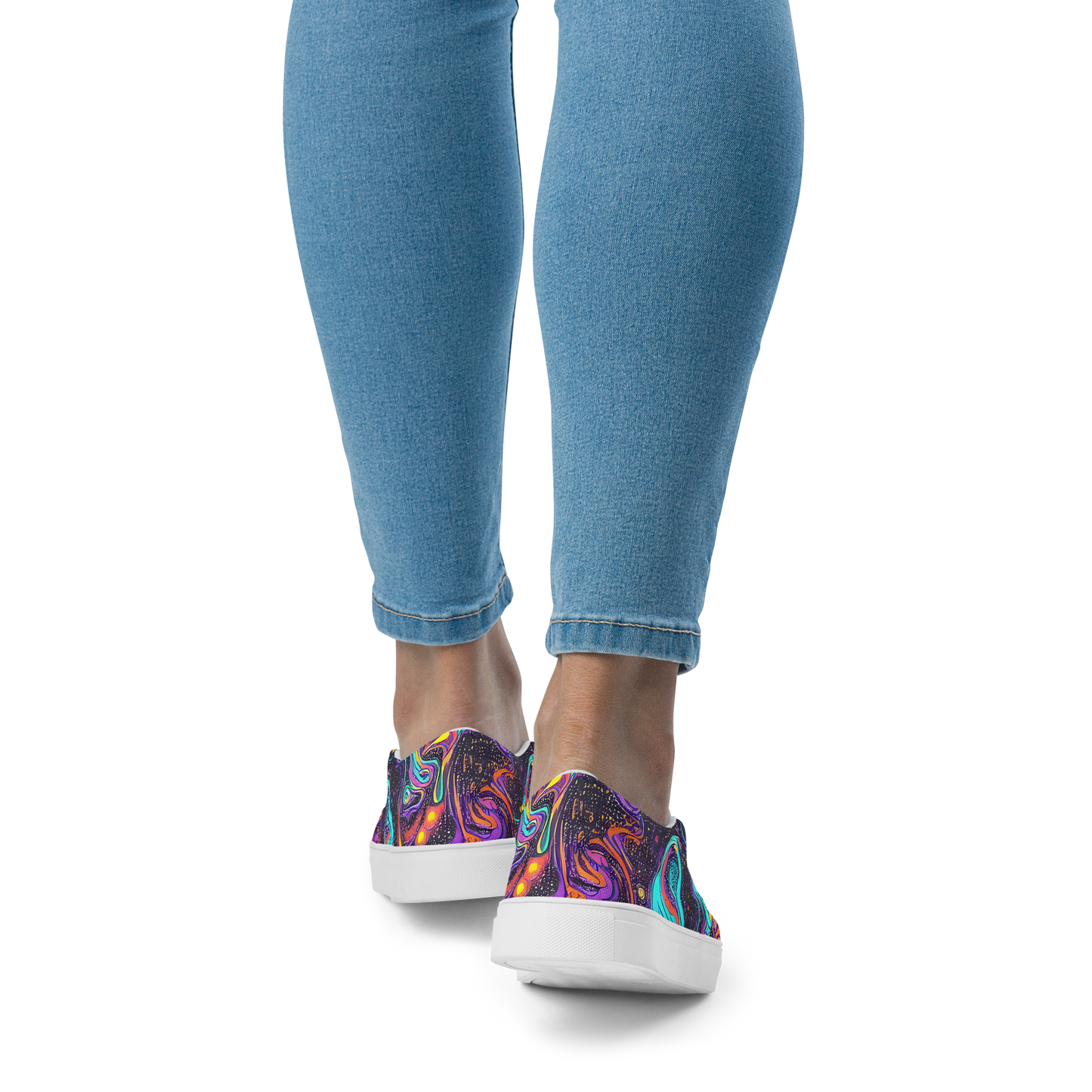 Women's Slip-On Canvas Shoes - Hutty Nebula