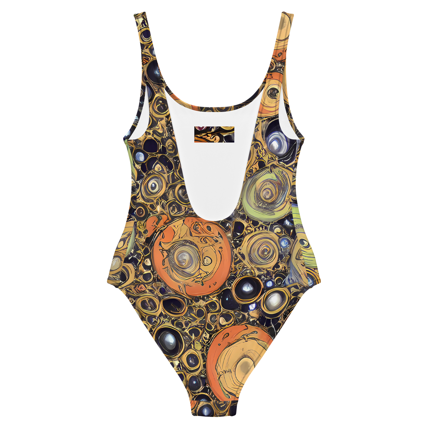 One-Piece Swimsuit - Crescent Echoes