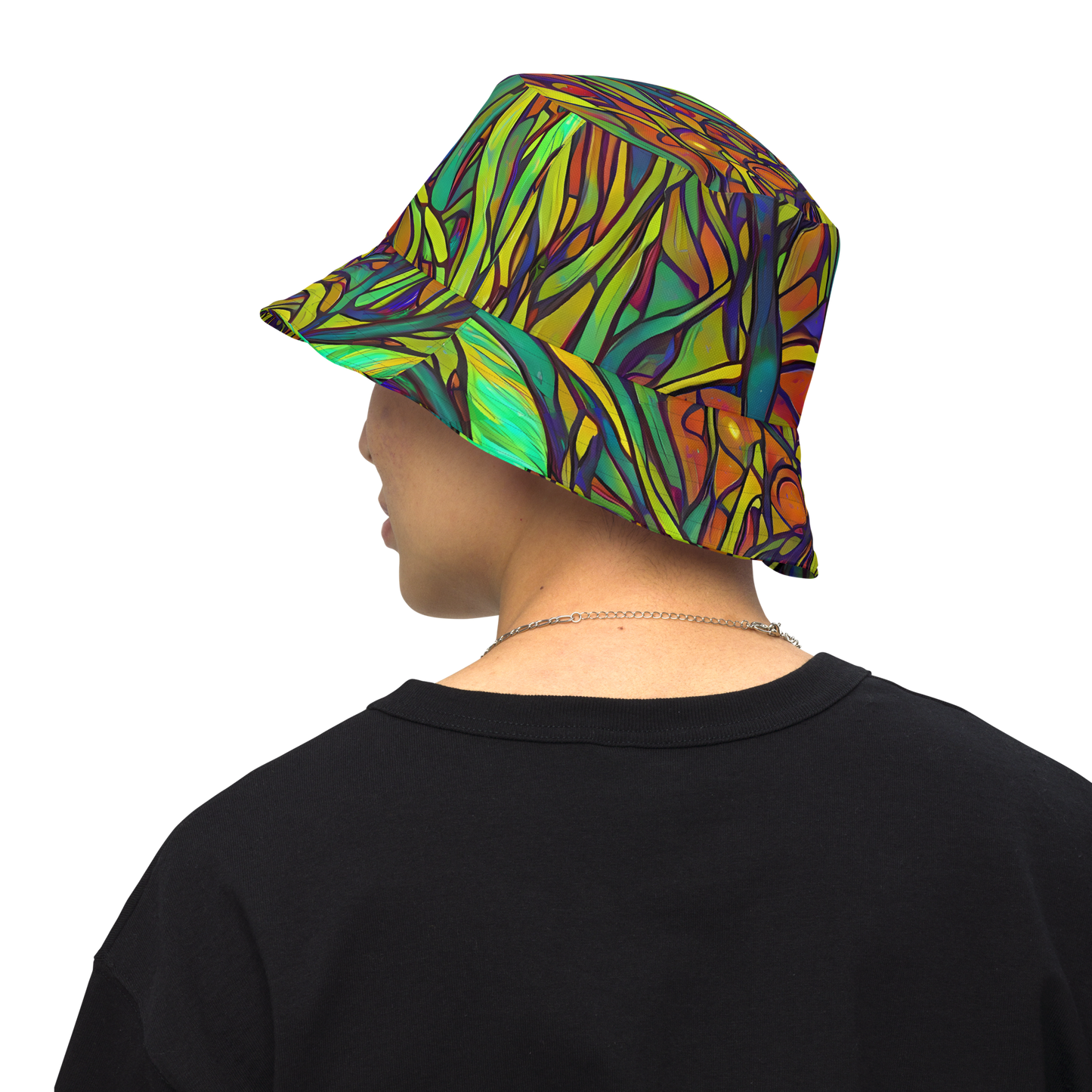 Reversible Bucket Hat - Cosmic Garden