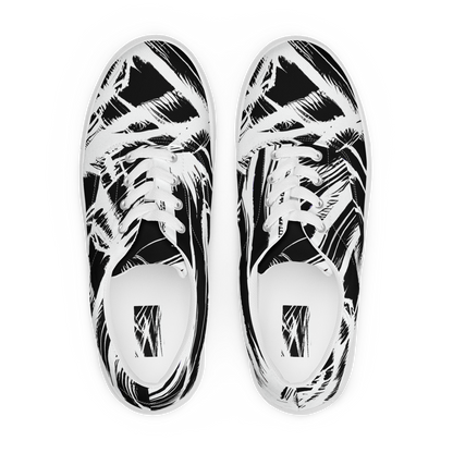 Women's Lace-Up Canvas Shoes - Silent Thunder